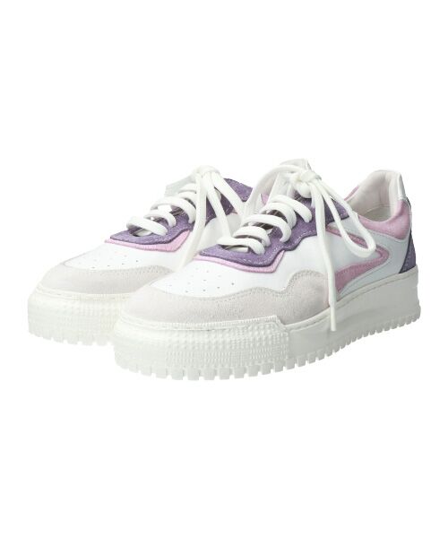 INTER-CHAUSSURES / インター ショシュール スニーカー | 【QUSHELI】レースアップレザースニーカー | 詳細16