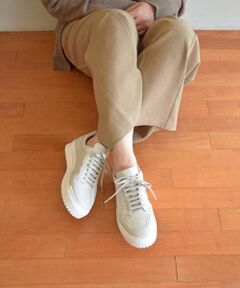INTER-CHAUSSURES / インター ショシュール スニーカー | 【QUSHELI】ベーシックレザースニーカー