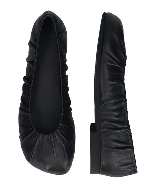 INTER-CHAUSSURES / インター ショシュール バレエシューズ | 【EMILE】オブリークトウギャザーフラットバレエ | 詳細7