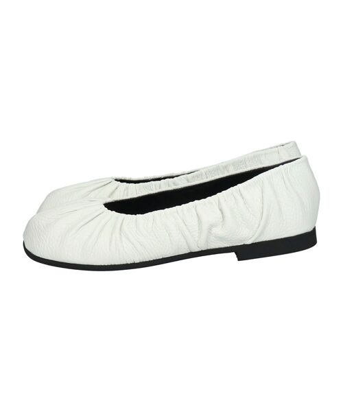INTER-CHAUSSURES / インター ショシュール バレエシューズ | 【EMILE】オブリークトウギャザーフラットバレエ | 詳細9