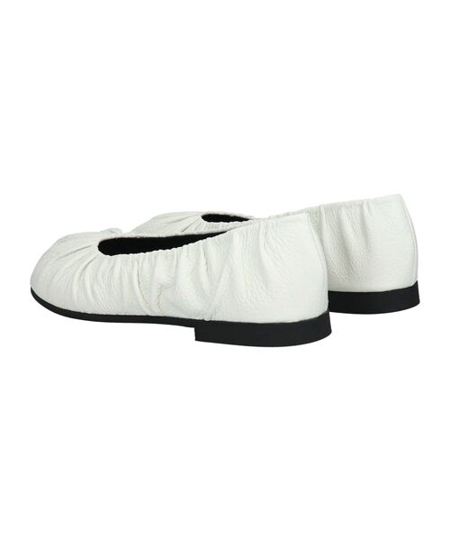 INTER-CHAUSSURES / インター ショシュール バレエシューズ | 【EMILE】オブリークトウギャザーフラットバレエ | 詳細10