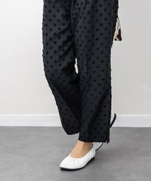 INTER-CHAUSSURES / インター ショシュール バレエシューズ | 【EMILE】オブリークトウギャザーフラットバレエ | 詳細15