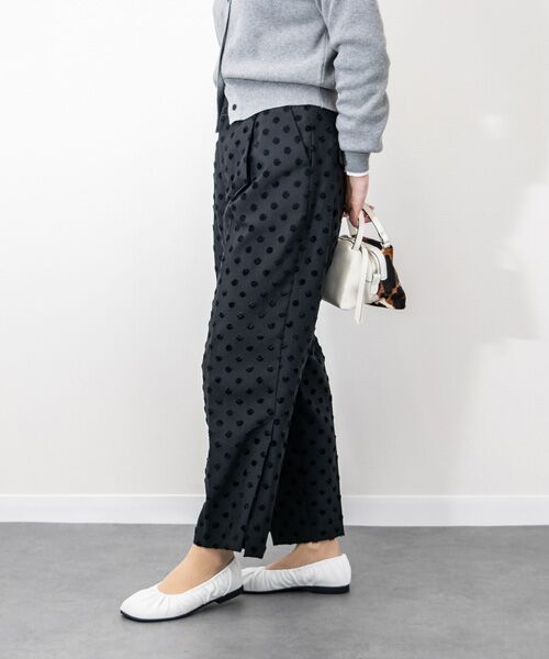 INTER-CHAUSSURES / インター ショシュール バレエシューズ | 【EMILE】オブリークトウギャザーフラットバレエ | 詳細16