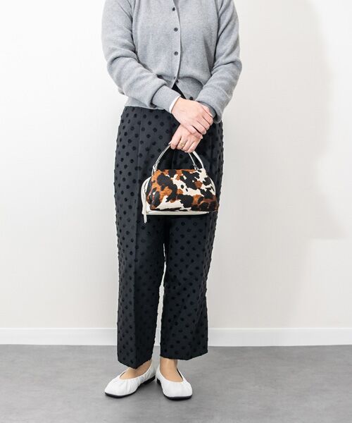 INTER-CHAUSSURES / インター ショシュール バレエシューズ | 【EMILE】オブリークトウギャザーフラットバレエ | 詳細17