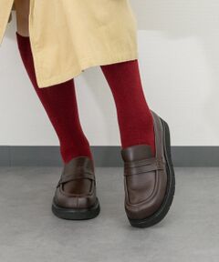 INTER-CHAUSSURES / インター ショシュール ビジネス・ドレスシューズ | 【EMILE】オブリークトウ厚底ローファー