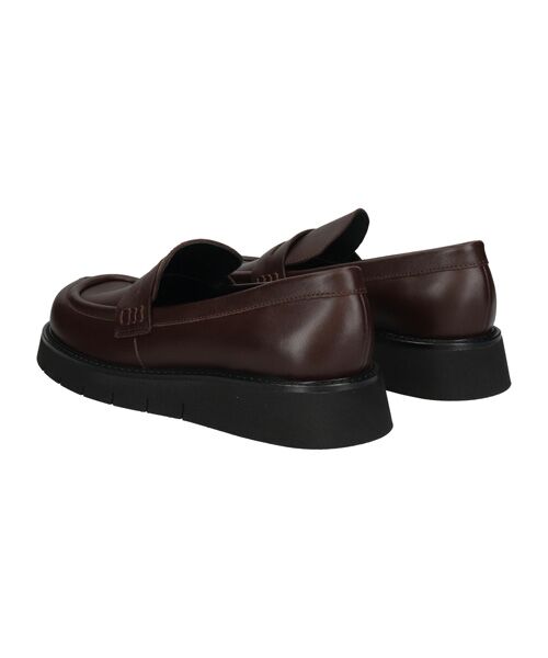 INTER-CHAUSSURES / インター ショシュール ビジネス・ドレスシューズ | 【EMILE】オブリークトウ厚底ローファー | 詳細11