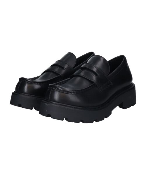INTER-CHAUSSURES/インター ショシュール 【VAGABOND】ラウンドトウベーシックローファー ブラック 37 INTER-CHAUSSURES/インター ショシュール 【VAGABOND】ラウンドトウベーシックローファー ブラック 37