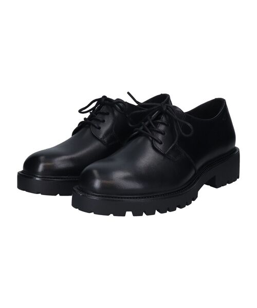 INTER-CHAUSSURES/インター ショシュール 【VAGABOND】ラウンドトウレースアップレザーシューズ ブラック 37 INTER-CHAUSSURES/インター ショシュール 【VAGABOND】ラウンドトウレースアップレザーシューズ ブラック 37