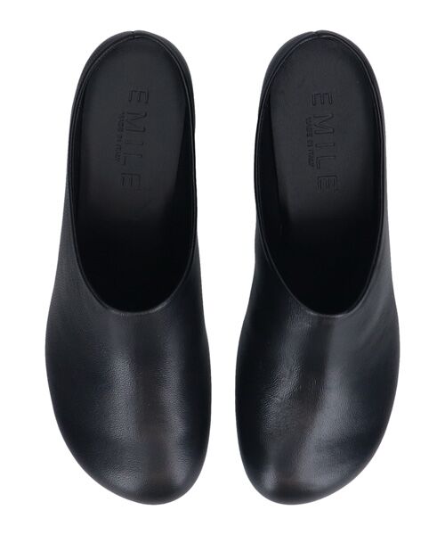 INTER-CHAUSSURES / インター ショシュール サンダル | 【EMILE】オブリークトウレザーミュール | 詳細5