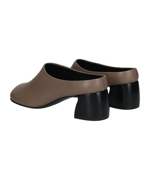 INTER-CHAUSSURES / インター ショシュール サンダル | 【EMILE】オブリークトウレザーミュール | 詳細11