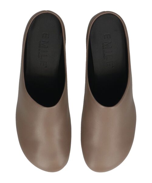 INTER-CHAUSSURES / インター ショシュール サンダル | 【EMILE】オブリークトウレザーミュール | 詳細13