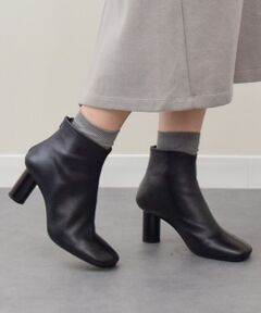 INTER-CHAUSSURES / インター ショシュール ブーツ（ショート丈） | 【JVAM】オブリークトウバックジップショートブーツ