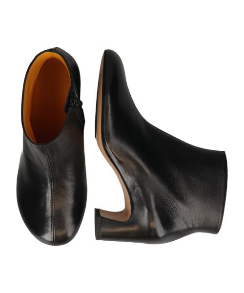 INTER-CHAUSSURES / インター ショシュール ブーツ（ショート丈） | 【mara bini】オブリークトウカバードヒールブーツ | 詳細8