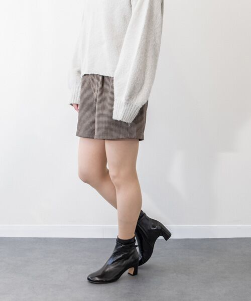 INTER-CHAUSSURES / インター ショシュール ブーツ（ショート丈） | 【mara bini】オブリークトウアンクルベルトブーツ | 詳細9