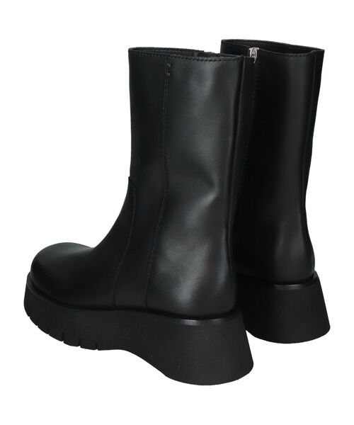 INTER-CHAUSSURES / インター ショシュール ブーツ（ショート丈） | 【EMILE】オブリークトウ厚底ショートブーツ | 詳細2