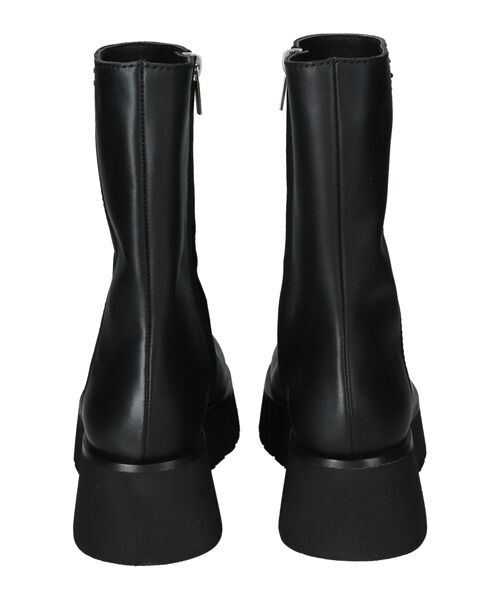 INTER-CHAUSSURES / インター ショシュール ブーツ（ショート丈） | 【EMILE】オブリークトウ厚底ショートブーツ | 詳細3