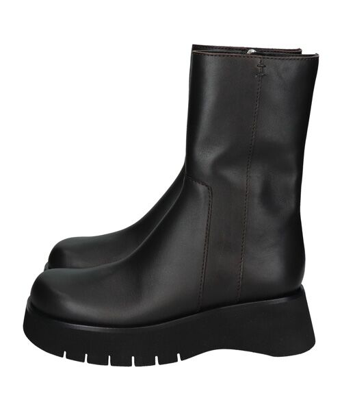 INTER-CHAUSSURES / インター ショシュール ブーツ（ショート丈） | 【EMILE】オブリークトウ厚底ショートブーツ | 詳細9