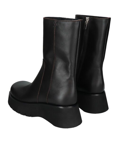 INTER-CHAUSSURES / インター ショシュール ブーツ（ショート丈） | 【EMILE】オブリークトウ厚底ショートブーツ | 詳細10