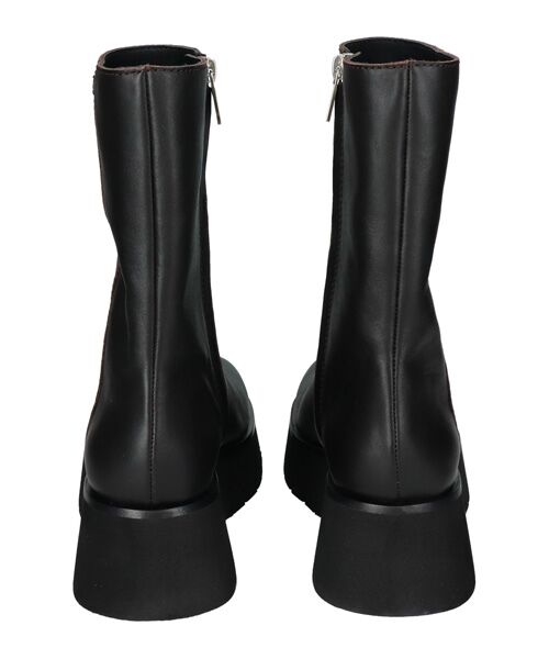 INTER-CHAUSSURES / インター ショシュール ブーツ（ショート丈） | 【EMILE】オブリークトウ厚底ショートブーツ | 詳細11