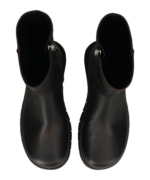 INTER-CHAUSSURES / インター ショシュール ブーツ（ショート丈） | 【EMILE】オブリークトウ厚底ショートブーツ | 詳細13