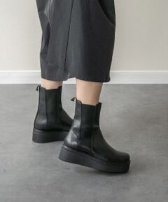 INTER-CHAUSSURES / インター ショシュール ブーツ（ショート丈） | 【VAGABOND】厚底サイドゴアショートブーツ