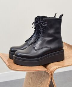 INTER-CHAUSSURES / インター ショシュール ブーツ（ショート丈） | 【VAGABOND】厚底レースアップショートブーツ