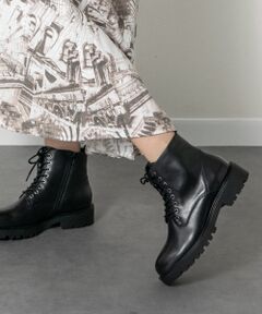 INTER-CHAUSSURES / インター ショシュール ブーツ（ショート丈） | 【VAGABOND】タンクソールレースアップレザーブーツ