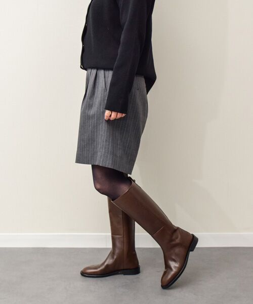INTER-CHAUSSURES / インター ショシュール ブーツ（ロング丈） | 【JVAM】ラウンドトウレザーロングブーツ | 詳細19