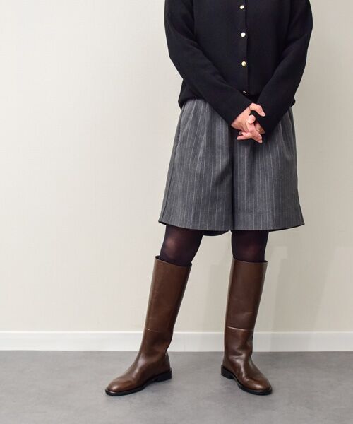 INTER-CHAUSSURES / インター ショシュール ブーツ（ロング丈） | 【JVAM】ラウンドトウレザーロングブーツ | 詳細20