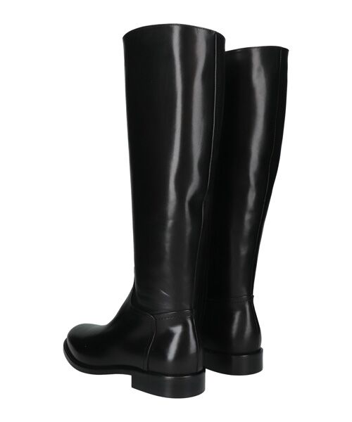 INTER-CHAUSSURES / インター ショシュール ブーツ（ロング丈） | 【mara bini】ラウンドトウローヒールレザーロングブーツ | 詳細3