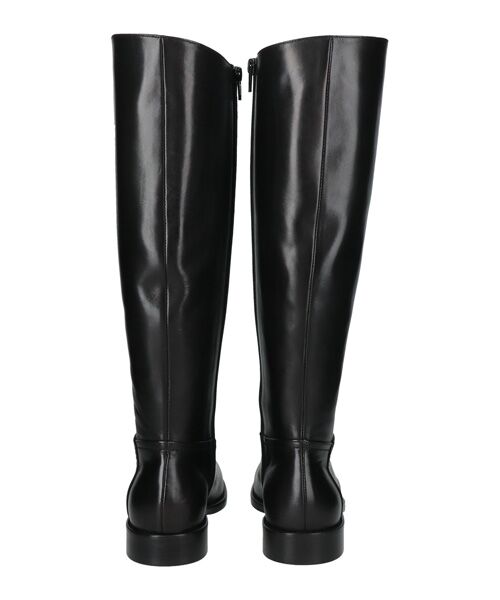 INTER-CHAUSSURES / インター ショシュール ブーツ（ロング丈） | 【mara bini】ラウンドトウローヒールレザーロングブーツ | 詳細4