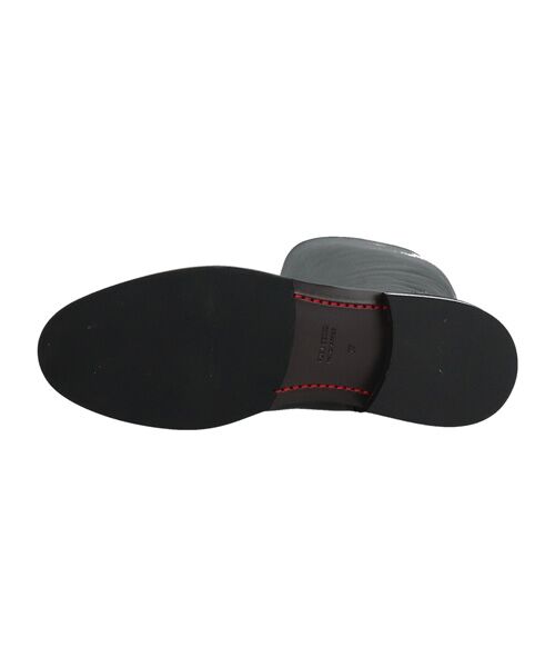 INTER-CHAUSSURES / インター ショシュール ブーツ（ロング丈） | 【mara bini】ラウンドトウローヒールレザーロングブーツ | 詳細6