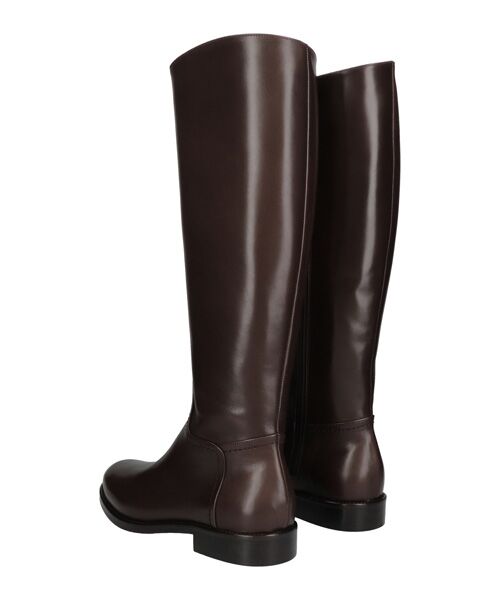 INTER-CHAUSSURES / インター ショシュール ブーツ（ロング丈） | 【mara bini】ラウンドトウローヒールレザーロングブーツ | 詳細11