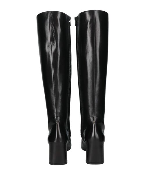 INTER-CHAUSSURES / インター ショシュール ブーツ（ロング丈） | 【mara bini】スクエアトウカバードヒールロングブーツ | 詳細4