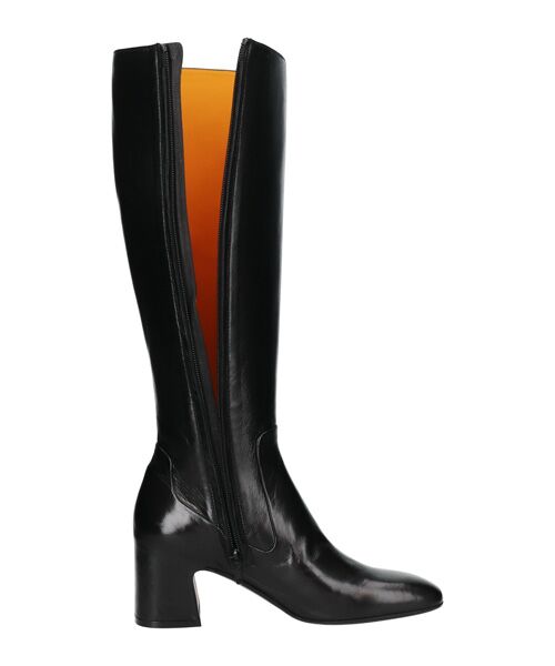 INTER-CHAUSSURES / インター ショシュール ブーツ（ロング丈） | 【mara bini】スクエアトウカバードヒールロングブーツ | 詳細5