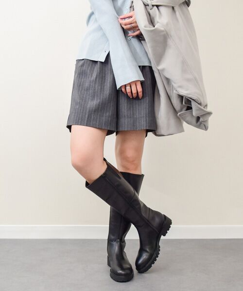 INTER-CHAUSSURES / インター ショシュール ブーツ（ロング丈） | 【VAGABOND】ラウンドトウタンクソールロングブーツ | 詳細9