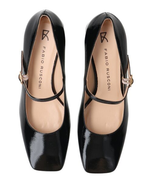 INTER-CHAUSSURES / インター ショシュール パンプス | 【FABIO RUSCONI】スクエアトウワンストラップパンプス | 詳細11