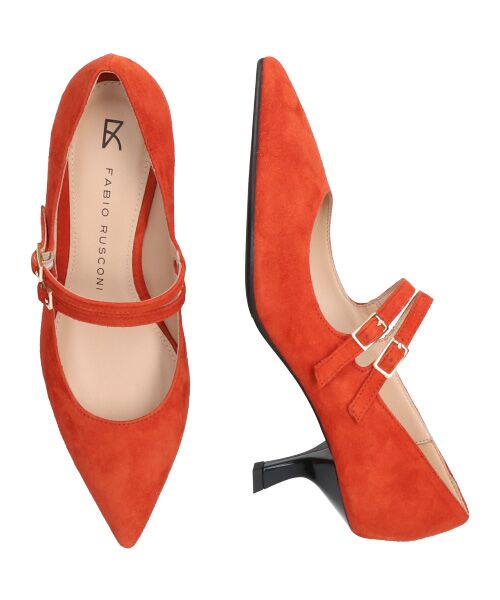 INTER-CHAUSSURES / インター ショシュール パンプス | 【FABIO RUSCONI】ポインテッドトウダブルストラップパンプス | 詳細18