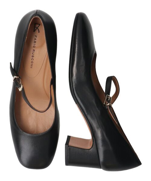 INTER-CHAUSSURES / インター ショシュール パンプス | 【FABIO RUSCONI】スクエアトウボロネーゼパンプス | 詳細7