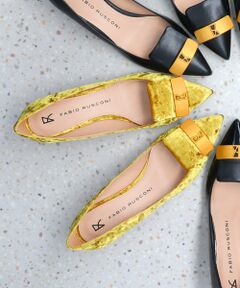 INTER-CHAUSSURES / インター ショシュール パンプス | 【FABIO RUSCONI】ポインテッドトウオーナメントパンプス