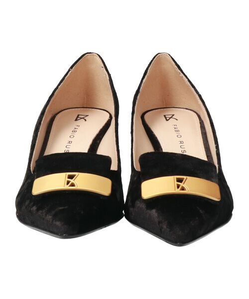 INTER-CHAUSSURES / インター ショシュール パンプス | 【FABIO RUSCONI】ポインテッドトウオーナメントパンプス | 詳細1