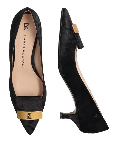 INTER-CHAUSSURES / インター ショシュール パンプス | 【FABIO RUSCONI】ポインテッドトウオーナメントパンプス | 詳細5