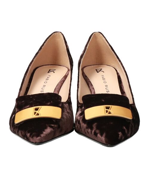 INTER-CHAUSSURES / インター ショシュール パンプス | 【FABIO RUSCONI】ポインテッドトウオーナメントパンプス | 詳細6