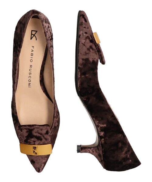 INTER-CHAUSSURES / インター ショシュール パンプス | 【FABIO RUSCONI】ポインテッドトウオーナメントパンプス | 詳細11