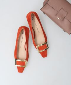 INTER-CHAUSSURES / インター ショシュール パンプス | 【FABIO RUSCONI】スクエアトウメタルバックルパンプス