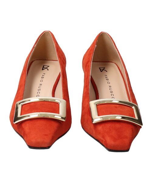 INTER-CHAUSSURES / インター ショシュール パンプス | 【FABIO RUSCONI】スクエアトウメタルバックルパンプス | 詳細10