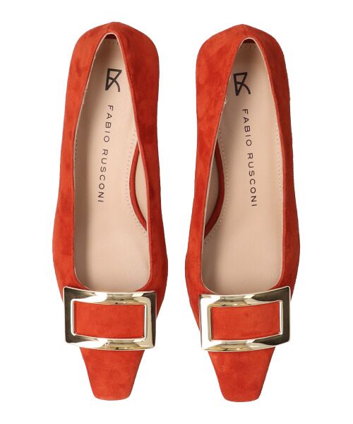 INTER-CHAUSSURES / インター ショシュール パンプス | 【FABIO RUSCONI】スクエアトウメタルバックルパンプス | 詳細15