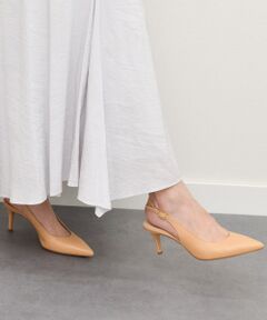 INTER-CHAUSSURES / インター ショシュール パンプス | 【FABIO RUSCONI】ポインテッドトウバックバンドパンプス