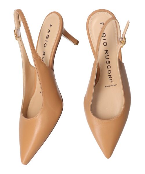 INTER-CHAUSSURES / インター ショシュール パンプス | 【FABIO RUSCONI】ポインテッドトウバックバンドパンプス | 詳細8