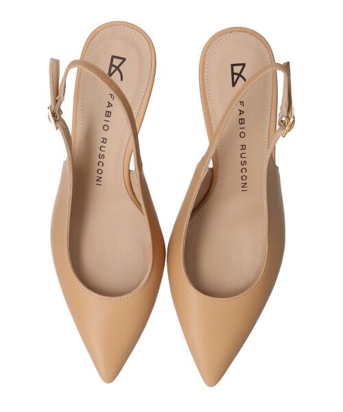 INTER-CHAUSSURES / インター ショシュール パンプス | 【FABIO RUSCONI】ポインテッドトウバックバンドパンプス | 詳細14